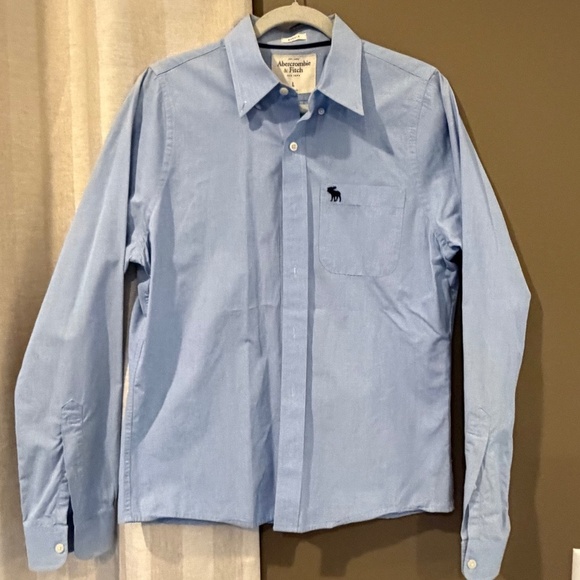 Abercrombie & Fitch Other - Abercrombie & Fitch Men's Light Blue Muscle Button Down Shirt, Size Large